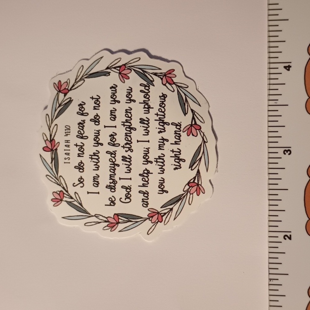 10/$10 Inspirational Bible Verse Jesus Biblical God Faith Heaven Sticker Decal